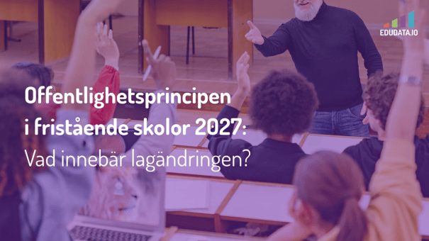 Offentlighetsprincipen i fristående skolor 2027: Vad innebär lagändringen?