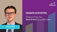 Edudata.io Sverige vässar sin kompetens: Simen Arnesen förstärker det svenska teamet