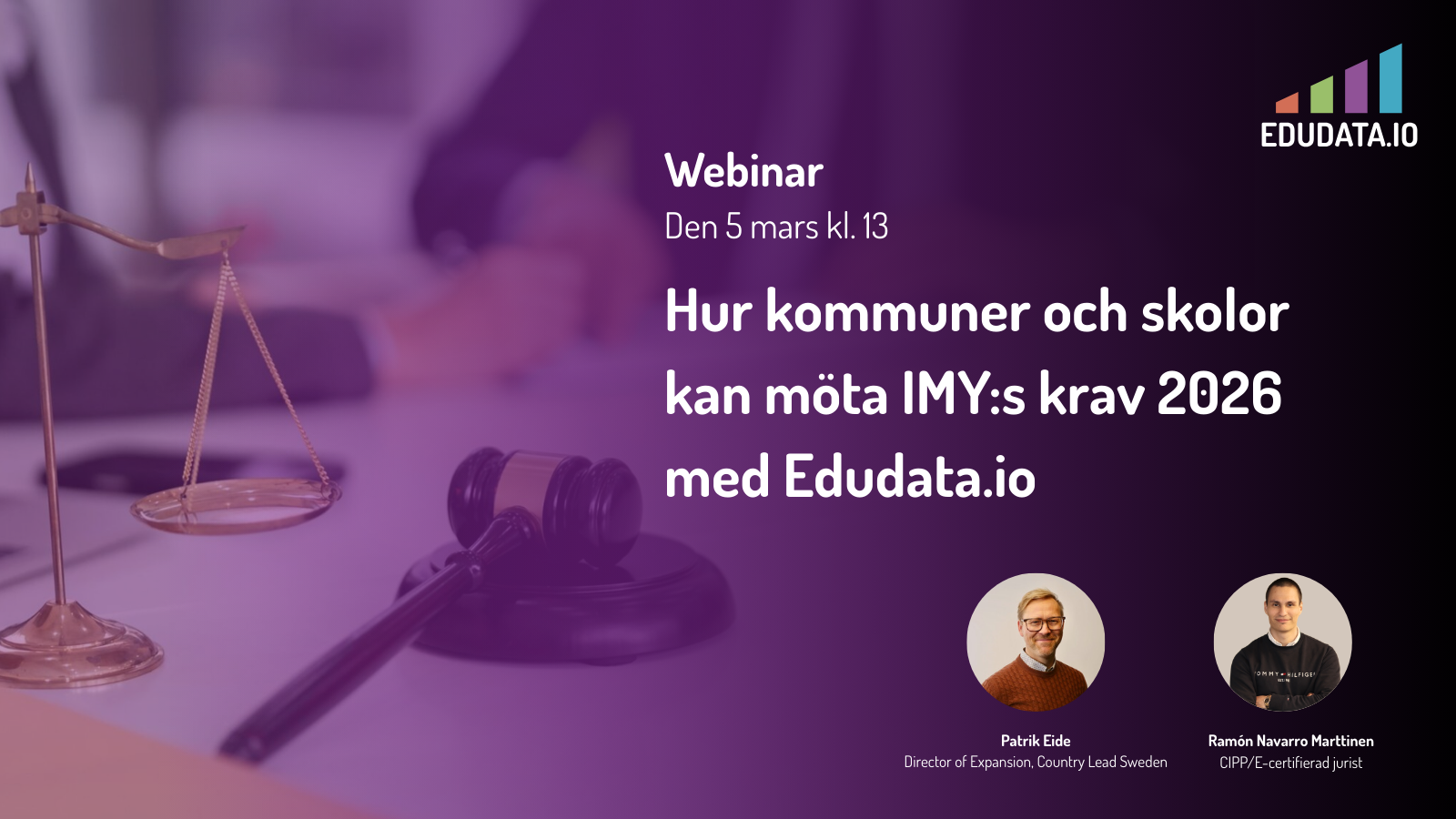 Hur kommuner och skolor kan möta IMYs krav 2026 med Edudata.io Hur kommuner och skolor kan möta IMYs krav 2026 med Edudata.io